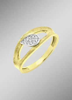 Raffinierter Damenring mit 11 Brillanten