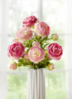 Ranunkel-Zweig, 6er-Set