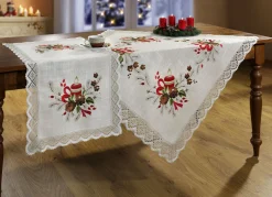 Raumdekoration mit festlichem Weihnachtsmotiv