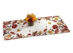 Raumdekoration mit Herbstlaub-Dessin