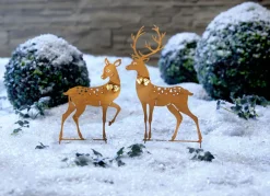 Reh und Hirsch mit Glöckchen