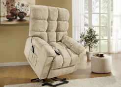 Relaxsessel mit Aufstehhilfe, Massage- und Wärmefunktion