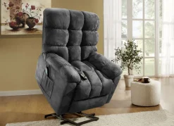 Relaxsessel mit Aufstehhilfe, Massage- und Wärmefunktion