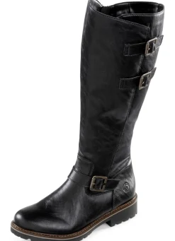 Remonte, gefütterte Damen-Stiefel, Winterschuhe, Weite G, mit Lammfell