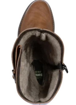 Remonte, gefütterte Damen-Stiefel, Winterschuhe, Weite G, mit Lammfell