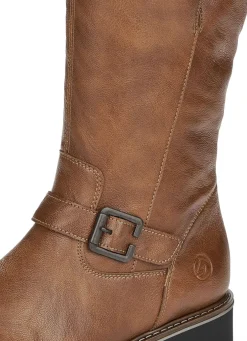 Remonte, gefütterte Damen-Stiefel, Winterschuhe, Weite G, mit Lammfell