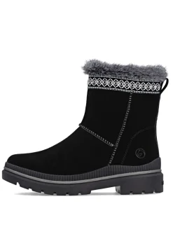 Remonte, gefütterte Damen-Stiefeletten, Winterschuhe, Weite G, mit Lammfell