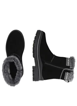 Remonte, gefütterte Damen-Stiefeletten, Winterschuhe, Weite G, mit Lammfell