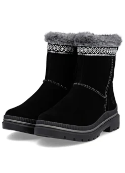 Remonte, gefütterte Damen-Stiefeletten, Winterschuhe, Weite G, mit Lammfell