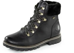 Remonte Schnür-Stiefelette mit Plüschkragen