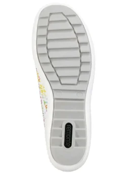 Remonte Sneaker aus beschichtetem, frech bedrucktem Leder