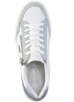 Remonte Sneaker aus Nappa- und Veloursleder mit Metallic-Besatz