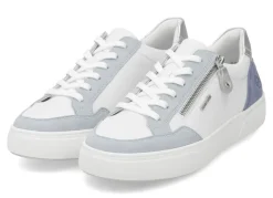 Remonte Sneaker aus Nappa- und Veloursleder mit Metallic-Besatz