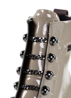 Remonte Stiefelette mit trendigen Zierketten in Schnür-Optik