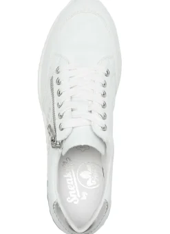 Rieker, bequeme Damen-Sneaker, Weite G, mit Reißverschluss