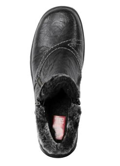 Rieker, gefütterte Damen-Boots, Winterschuhe, mit Reißverschluss