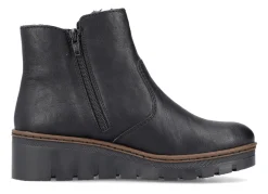 Rieker, gefütterte Damen-Stiefeletten, Winterschuhe, mit Reißverschluss