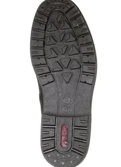 Rieker Schnür-Boot mit Warmfutter aus Lammfell und Plüschmaterial