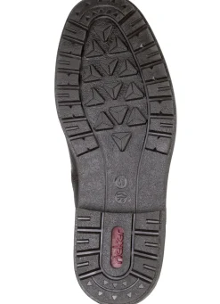 Rieker Schnür-Boot mit Warmfutter aus Lammfell und Plüschmaterial