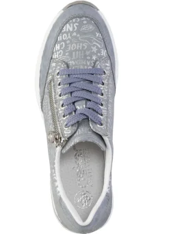 Rieker Schnür-Sneaker aus bedrucktem Synthetikmaterial