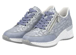 Rieker Schnür-Sneaker aus bedrucktem Synthetikmaterial