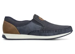 Rieker, sommerliche Herren-Slipper, mit Gummizug