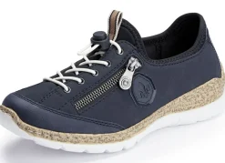 Rieker, sportliche Damen-Sneaker, mit MemoSoft Decksohle