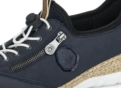 Rieker, sportliche Damen-Sneaker, mit MemoSoft Decksohle