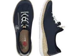 Rieker, sportliche Damen-Sneaker, mit MemoSoft Decksohle