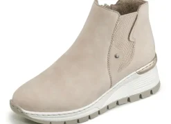 Rieker Stiefelette aus weichem Nubukmaterial