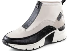 Rieker, stylische Damen-Boots, Weite G, mit Reißverschluss