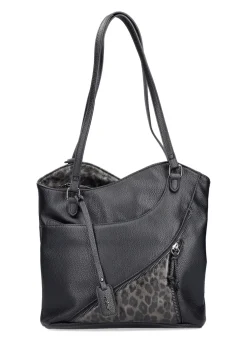 Rieker, Tasche, Damen, mit optischen Leo-Highlights