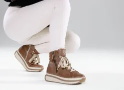 Rieker, trendige Damen-Boots, Winterschuhe, mit herausnehmbarem Fußbett