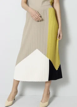 Rock mit Plisseefalten