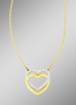 Romantische Halskette mit 25 Diamanten