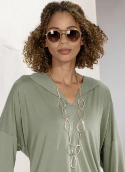 Roségoldfarbene Halskette