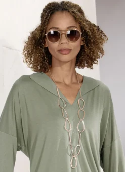 Roségoldfarbene Halskette