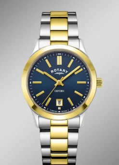 Rotary Quartz-Damenuhr mit Edelstahlbandgehäuse