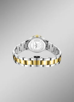 Rotary Quartz-Damenuhr mit Edelstahlbandgehäuse