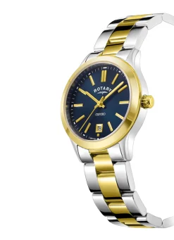 Rotary Quartz-Damenuhr mit Edelstahlbandgehäuse