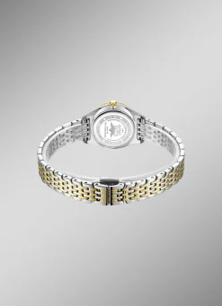 Rotary Quartz-Damenuhr mit Edelstahlbandgehäuse