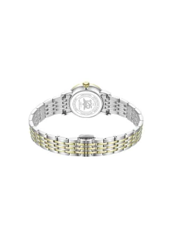 Rotary Quartz-Damenuhr mit Edelstahlgehäuse