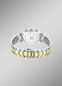 Rotary Quartz-Herrenuhr in Bicolor