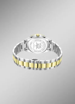 Rotary Quartz-Herrenuhr in Bicolor