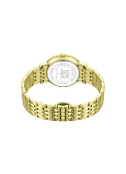 Rotary Quartz-Herrenuhr mit Edelstahlbandgehäuse