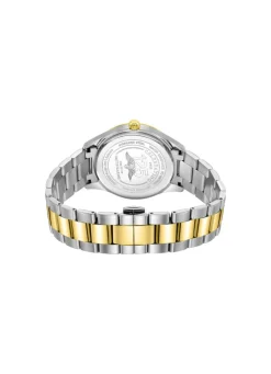 Rotary Quartz-Herrenuhr mit Edelstahlbandgehäuse