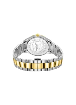 Rotary Quartz-Herrenuhr mit Edelstahlbandgehäuse