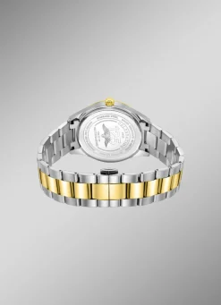 Rotary Quartz-Herrenuhr mit Edelstahlbandgehäuse