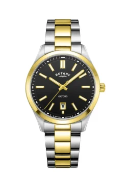 Rotary Quartz-Herrenuhr mit Edelstahlbandgehäuse