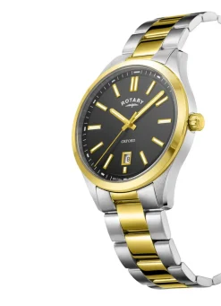 Rotary Quartz-Herrenuhr mit Edelstahlbandgehäuse